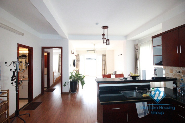 Two bedroom apartment for lease in Hoang Hoa Tham street, Ba Dinh, Hanoi